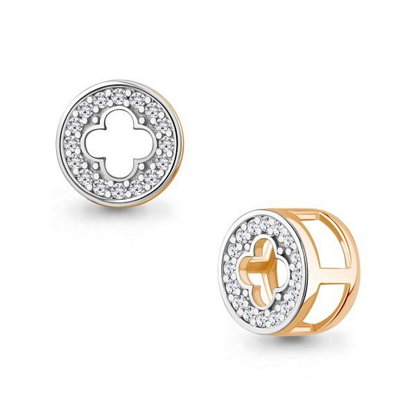 Подвеска Аквамарин - Золото 375, Фианит (арт. 24782А.8)