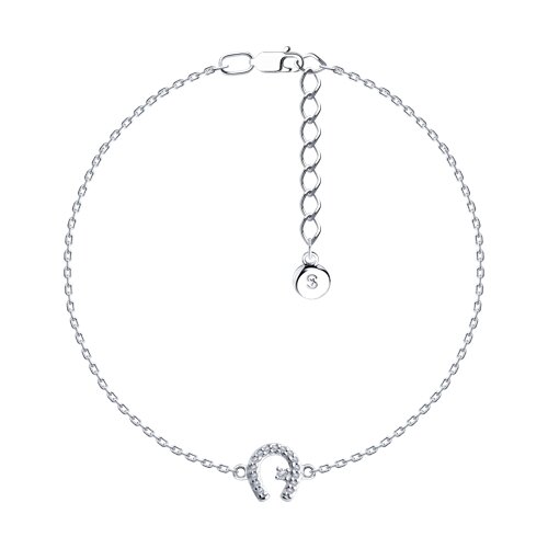 Браслет SOKOLOV - Серебро 925, Фианит (арт. 94050595)