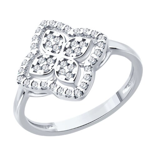 Кольцо SOKOLOV - Серебро 925, Фианит (арт. 94014639)