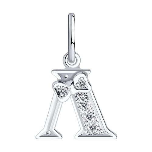 Подвеска SOKOLOV - Серебро 925, Фианит (арт. 94030475)