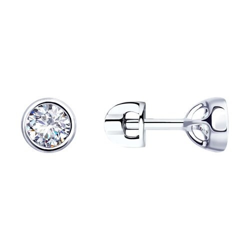 Серьги Diamant - Серебро 925, Фианит (арт. 94-122-01652-1)