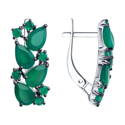 Серьги SOKOLOV - Серебро 925, Агат (арт. 92022763)