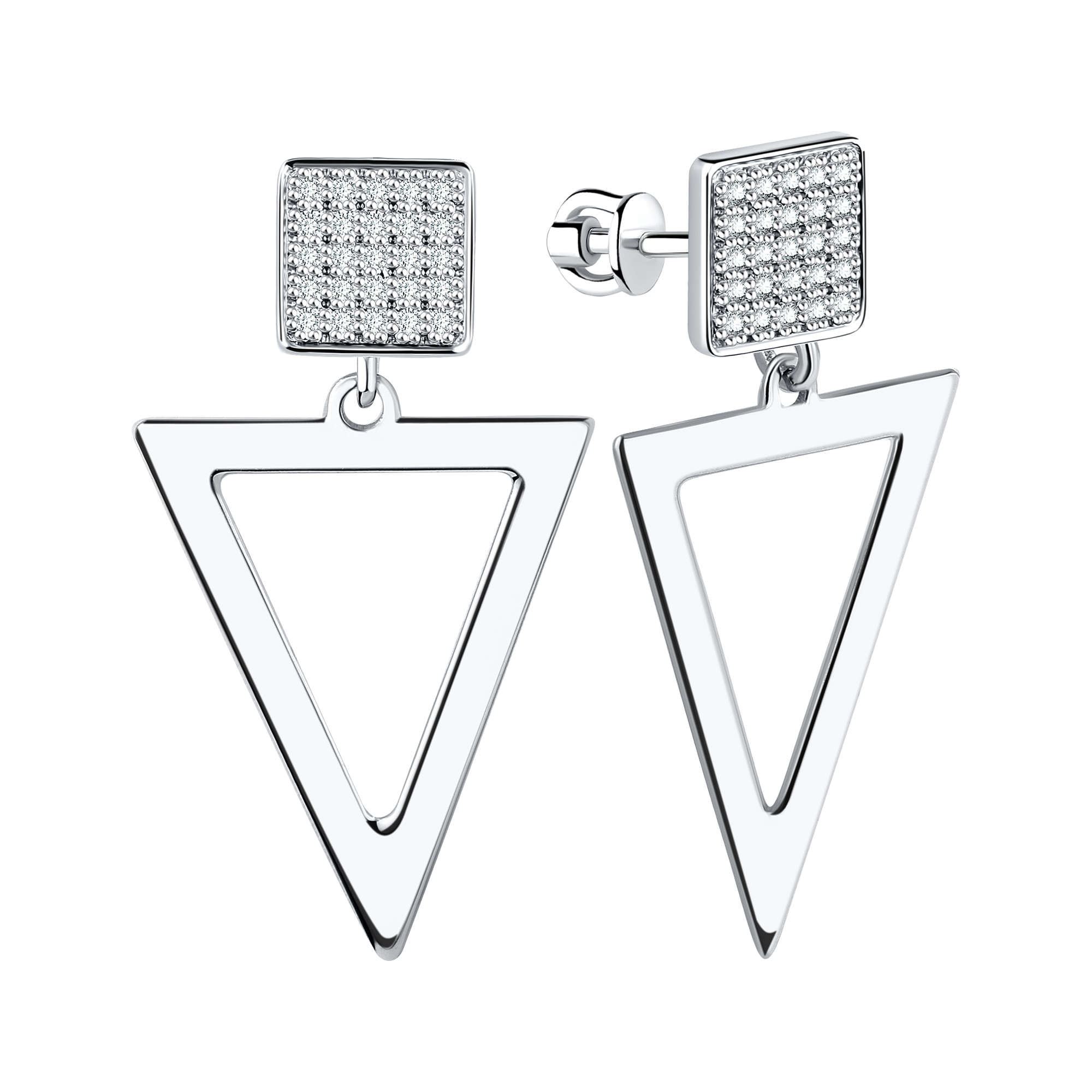 Серьги Talant - Серебро 925, Фианит (арт. 05-72-0001-11786)