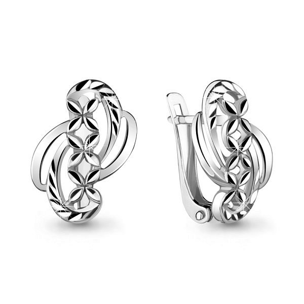 Серьги Аквамарин - Серебро 925 (арт. 33685.5)