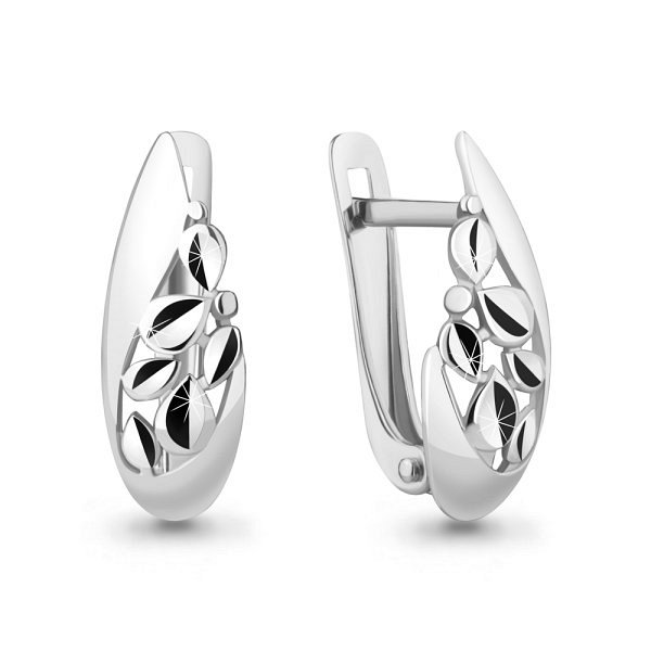 Серьги Аквамарин - Серебро 925 (арт. 33627.5)