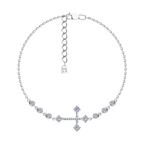 Браслет SOKOLOV - Серебро 925, Фианит (арт. 94050543)