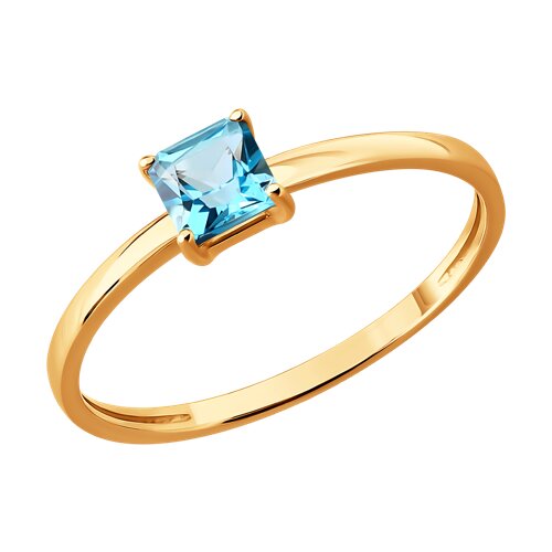 Кольцо SOKOLOV - Золото 585, Топаз (арт. 717394)