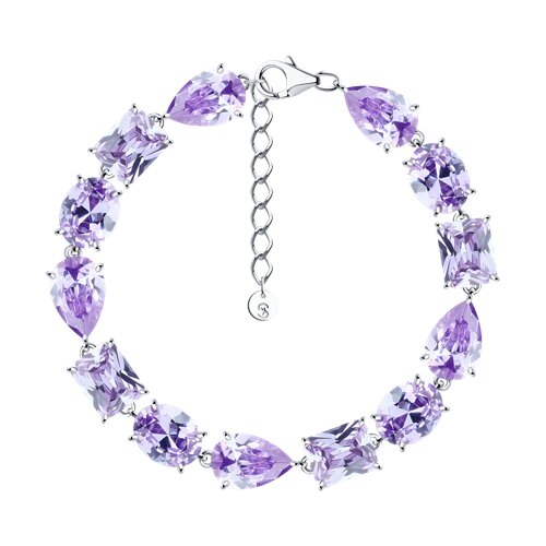 Браслет SOKOLOV - Серебро 925, Фианит (арт. 94051300)