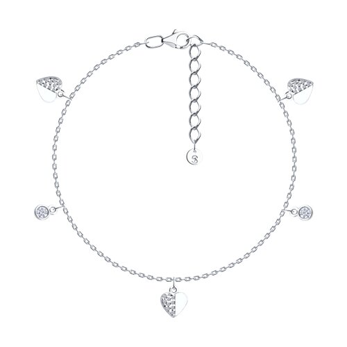 Браслет SOKOLOV - Серебро 925, Фианит (арт. 94051287)