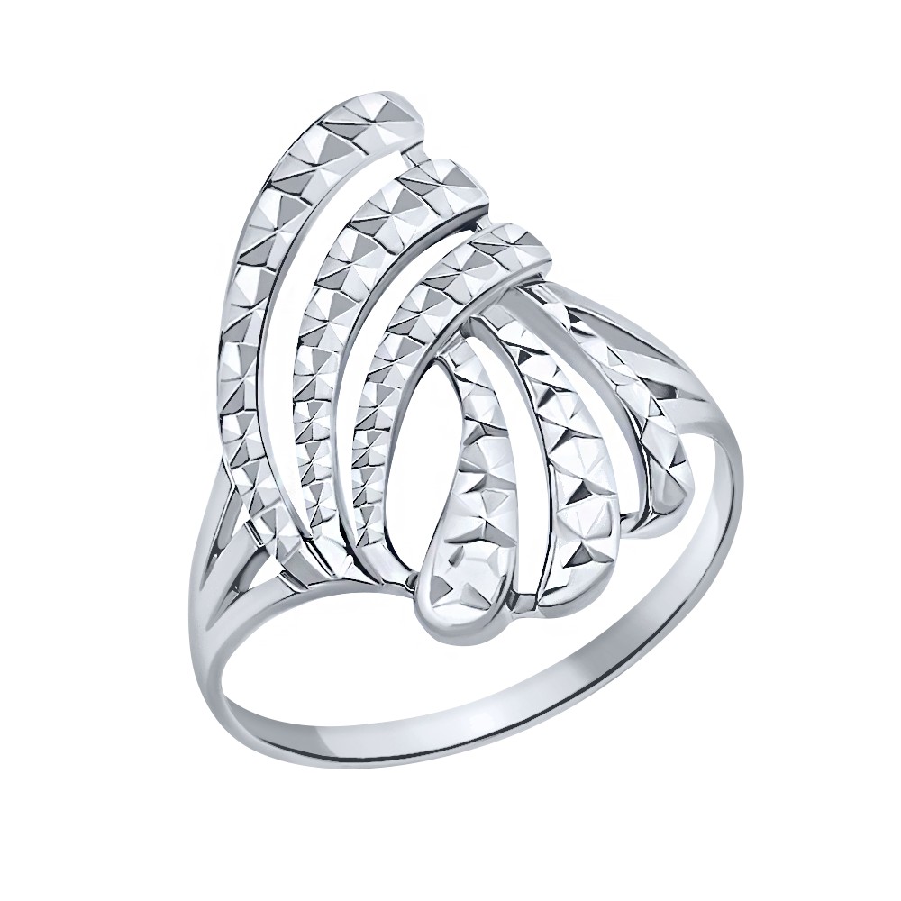 Кольцо Атолл - Серебро 925 (арт. 1897а-925)