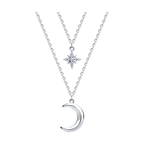 Колье SOKOLOV - Серебро 925, Фианит (арт. 94070690)