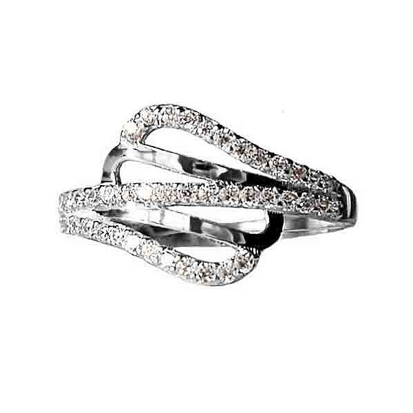 Кольцо Галатея - Серебро 925, Фианит (арт. 2131.1)