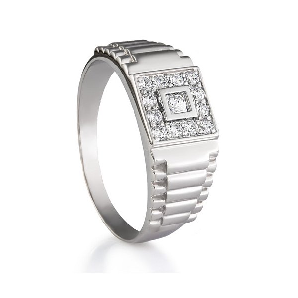 Кольцо Галатея - Серебро 925, Фианит (арт. 2388.1)