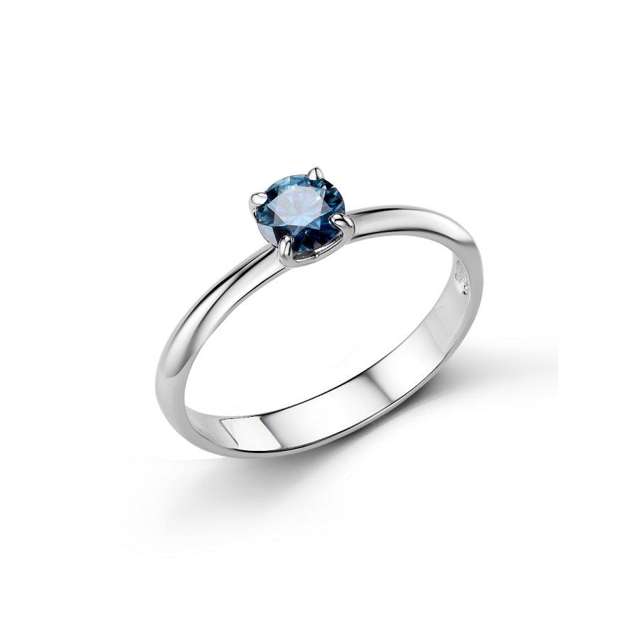 Кольцо Дар - Серебро 925, Синтетический муассанит (арт. К-3784рс16156)