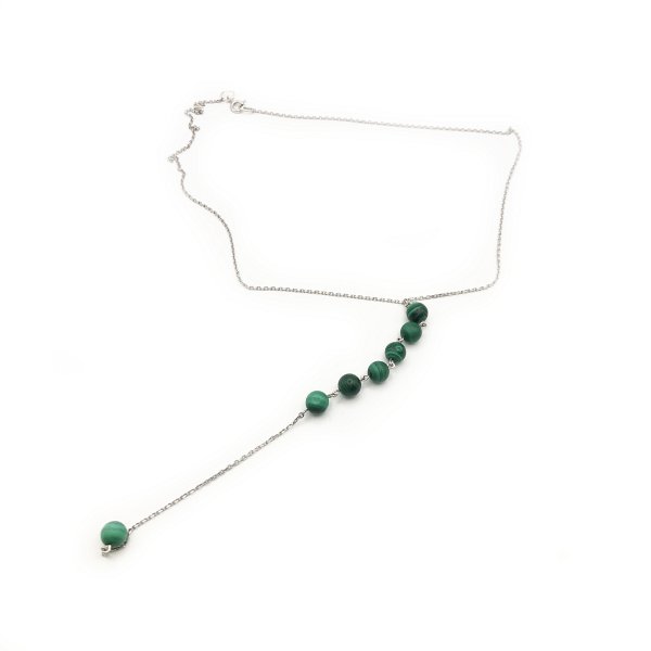 Колье Мириада - Серебро 925, Малахит (арт. 907041520)