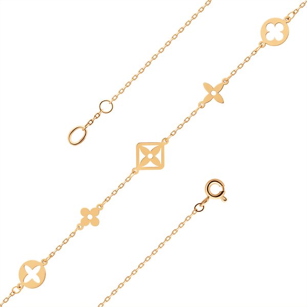 Браслет ЮФ Династия - Золото 375 (арт. 503379-5000)