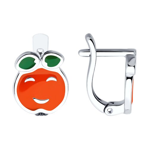 Серьги Diamant - Серебро 925, Эмаль (арт. 94-120-02149-1)