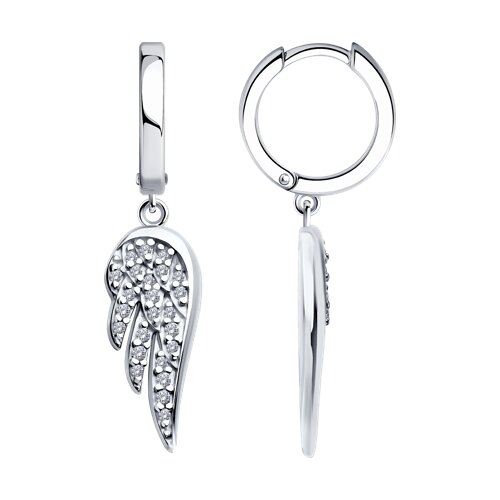 Серьги SOKOLOV - Серебро 925, Фианит (арт. 94026614)