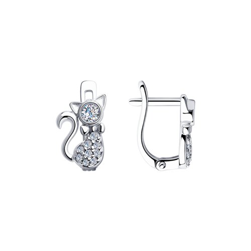 Серьги Diamant - Серебро 925, Фианит (арт. 94-120-01061-1)