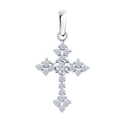 Подвеска SOKOLOV - Серебро 925, Фианит (арт. 94033284)