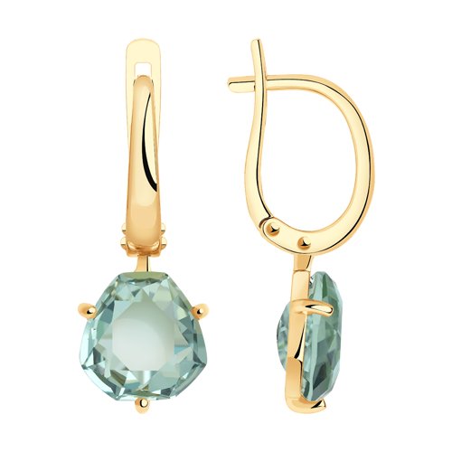 Серьги SOKOLOV - Золото 585, Аметист (арт. 727307)