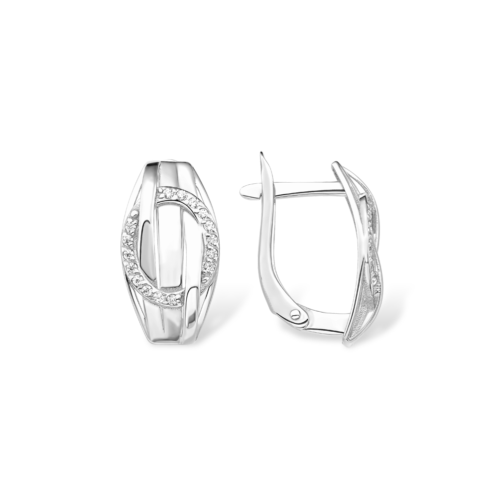 Серьги EFREMOV - Серебро 925, Фианит (арт. 12100113056-501)