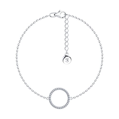 Браслет SOKOLOV - Серебро 925, Фианит (арт. 94050972)