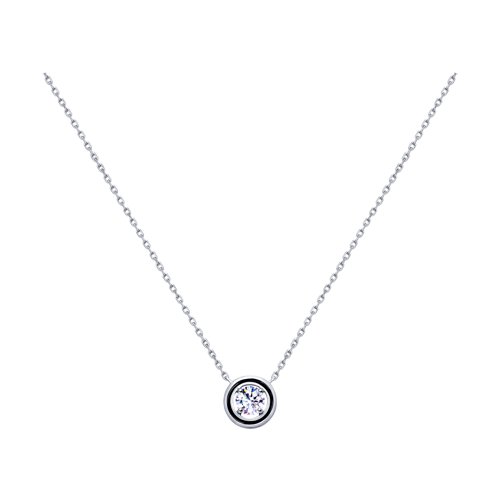 Колье SOKOLOV - Серебро 925, Фианит, Эмаль (арт. 94070140)