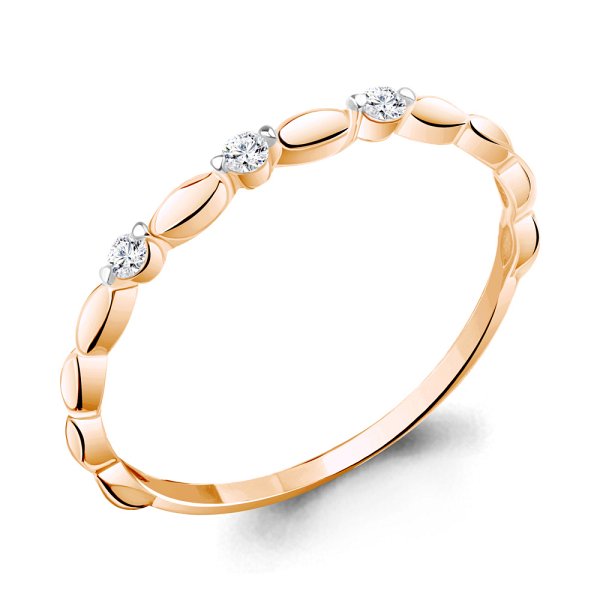 Кольцо Аквамарин - Золото 375, Фианит (арт. 67233.8)