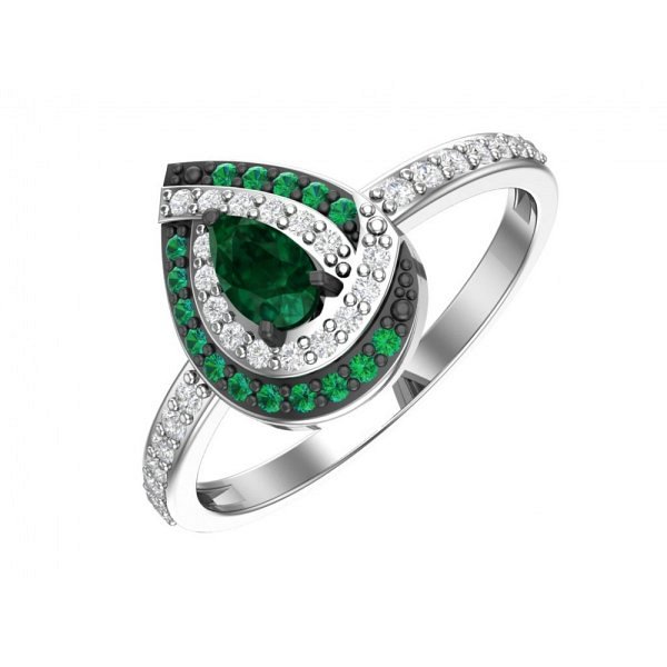 Кольцо POKROVSKY - Серебро 925, Фианит (арт. 1101047-04045)