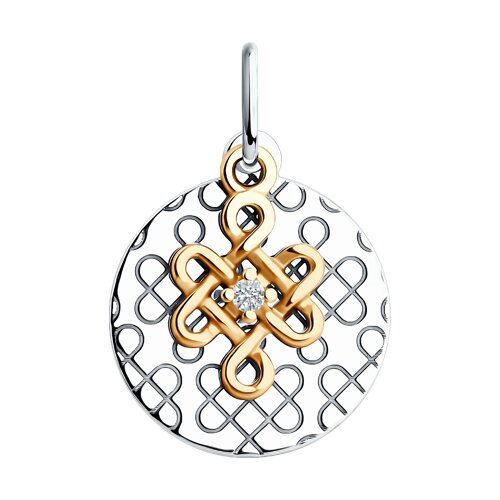 Подвеска Diamant - Серебро 925, Фианит (арт. 94-130-02121-2)