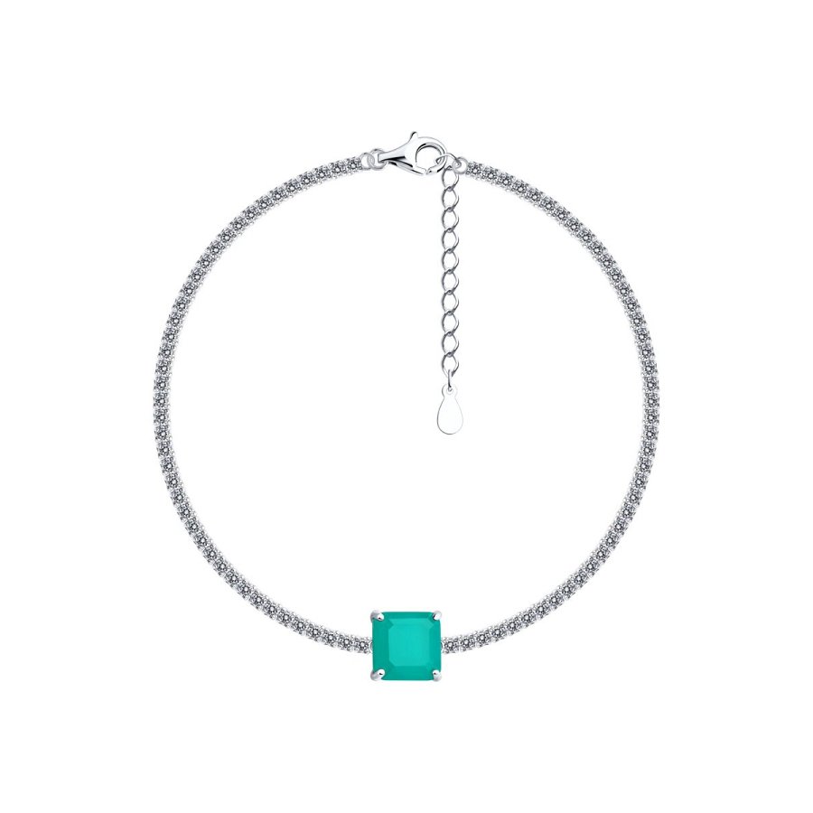 Браслет SOKOLOV - Серебро 925, Фианит (арт. 94051117-91)