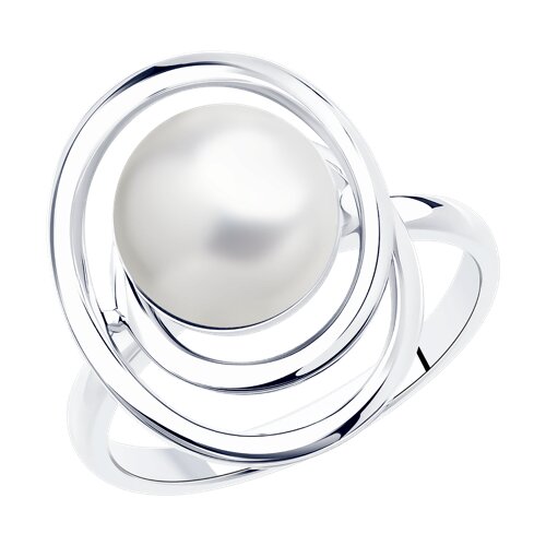 Кольцо SOKOLOV - Серебро 925, Жемчуг синтетический (арт. 94013292)
