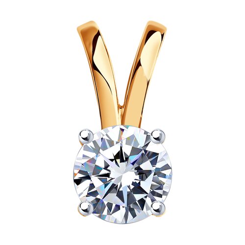 Подвеска SOKOLOV - Золото 375, Фианит (арт. 034950-4)