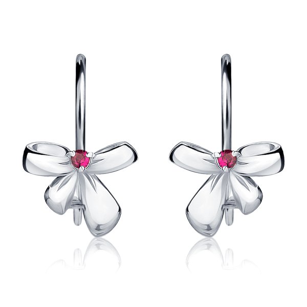 Серьги Platinum Lab. - Платина 950 (арт. ПС-029Р-01)