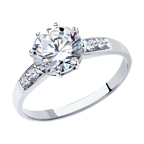 Кольцо SOKOLOV - Серебро 925, Фианит (арт. 94013649)