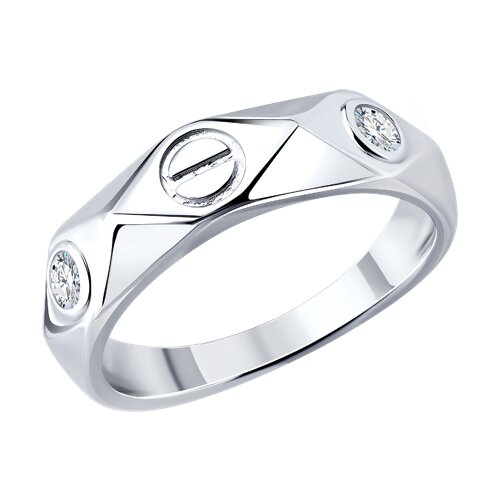 Кольцо SOKOLOV - Серебро 925, Фианит (арт. 94014905-91)