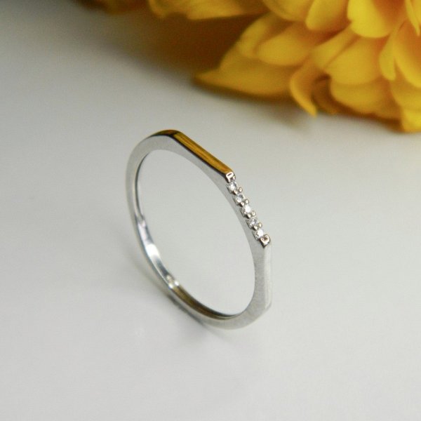 Кольцо Галатея - Серебро 925, Фианит (арт. 2848.1)