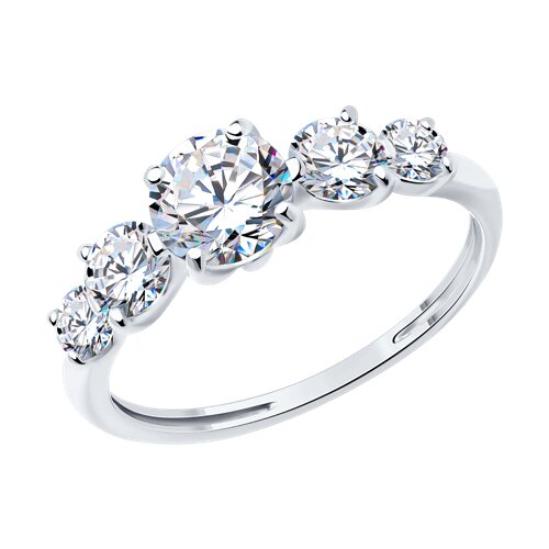 Кольцо SOKOLOV - Серебро 925, Фианит (арт. 94013825)