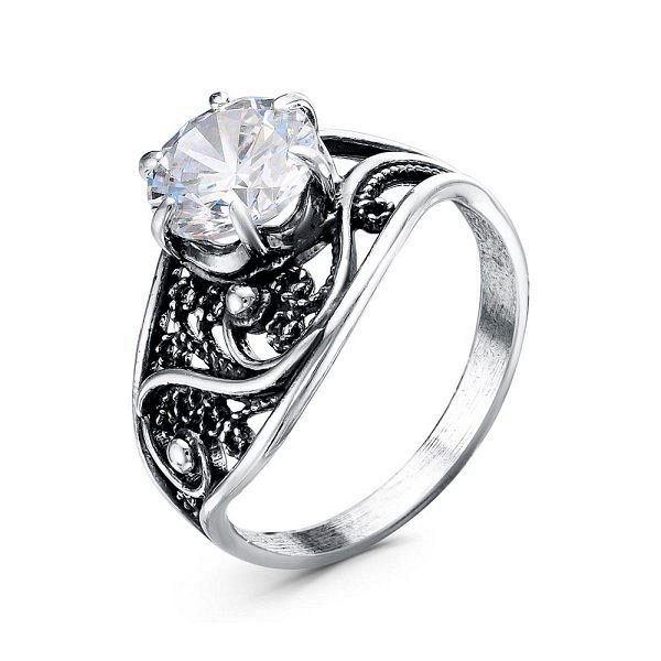 Кольцо Красная пресня - Серебро 925, Фианит (арт. 23813358)