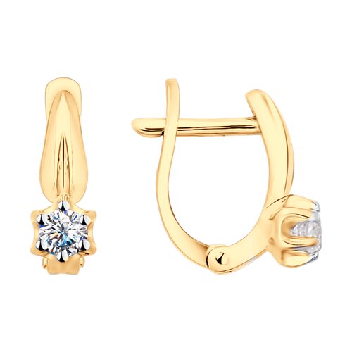 Серьги SOKOLOV - Серебро 925, Фианит (арт. 93022369)