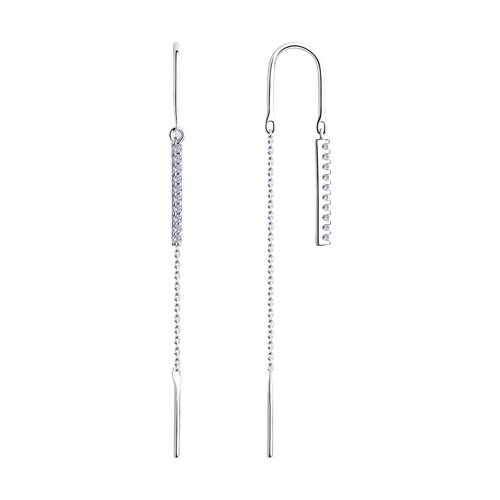 Серьги Diamant - Серебро 925, Фианит (арт. 94-123-01502-1)