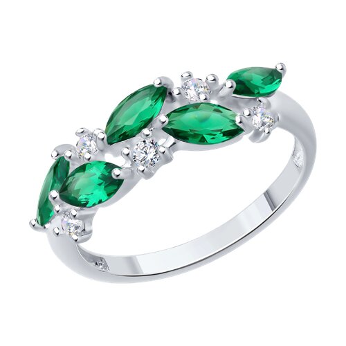 Кольцо Diamant - Серебро 925, Синтетический ситалл , Фианит (арт. 94-310-02173-2)