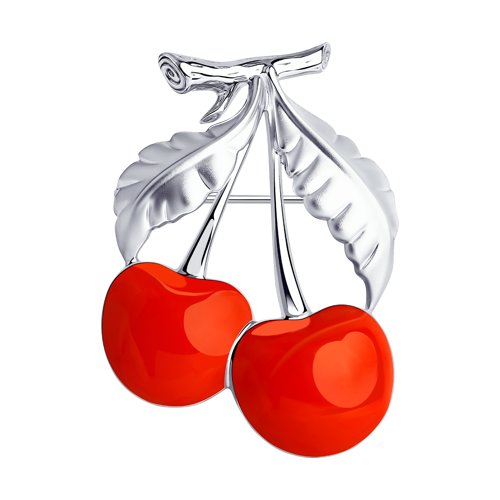 Брошь SOKOLOV - Серебро 925, Эмаль (арт. 94040245)