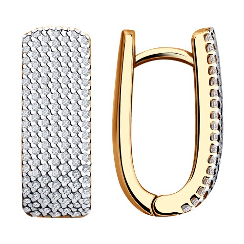 Серьги Diamant - Серебро 925, Фианит (арт. 93-120-01764-1)