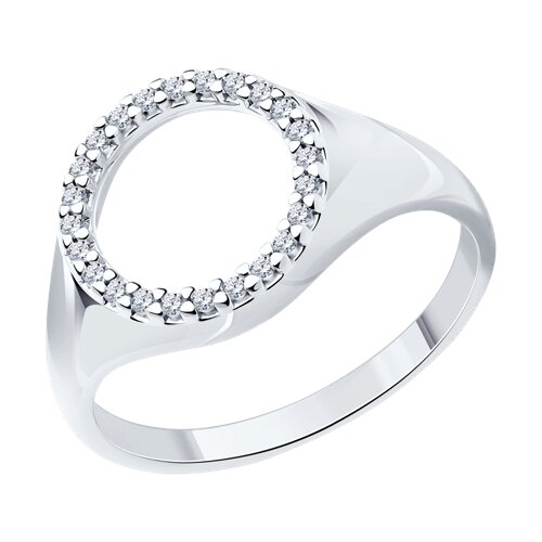 Кольцо SOKOLOV - Серебро 925, Фианит (арт. 94013773)