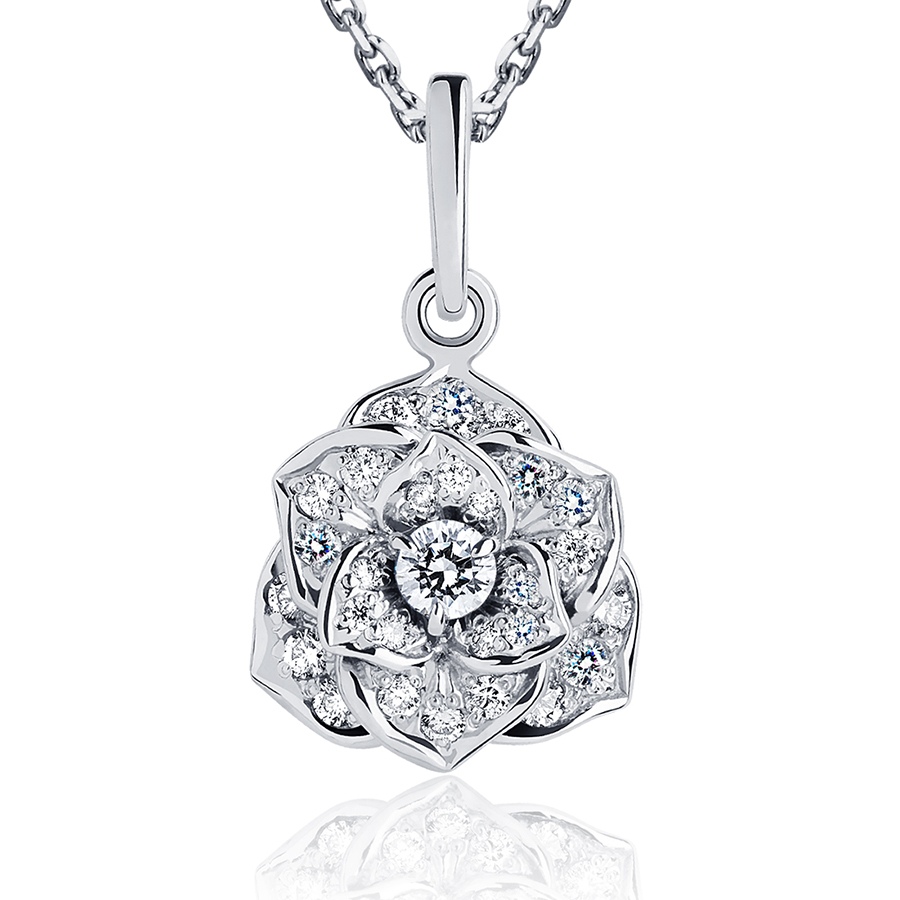 Подвеска Platinum Lab. - Платина 950, Бриллиант (арт. ПП-040-02)