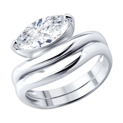 Кольцо SOKOLOV - Серебро 925, Фианит (арт. 94014933)