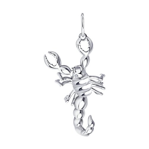 Подвеска SOKOLOV - Серебро 925, Фианит (арт. 94030028)