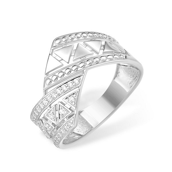Кольцо EFREMOV - Серебро 925, Фианит (арт. 10100113025-501)